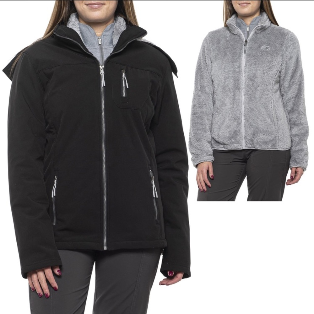 New Balance Systems Soft Shell Jacket 3 in 1 - Picture 1 of 4